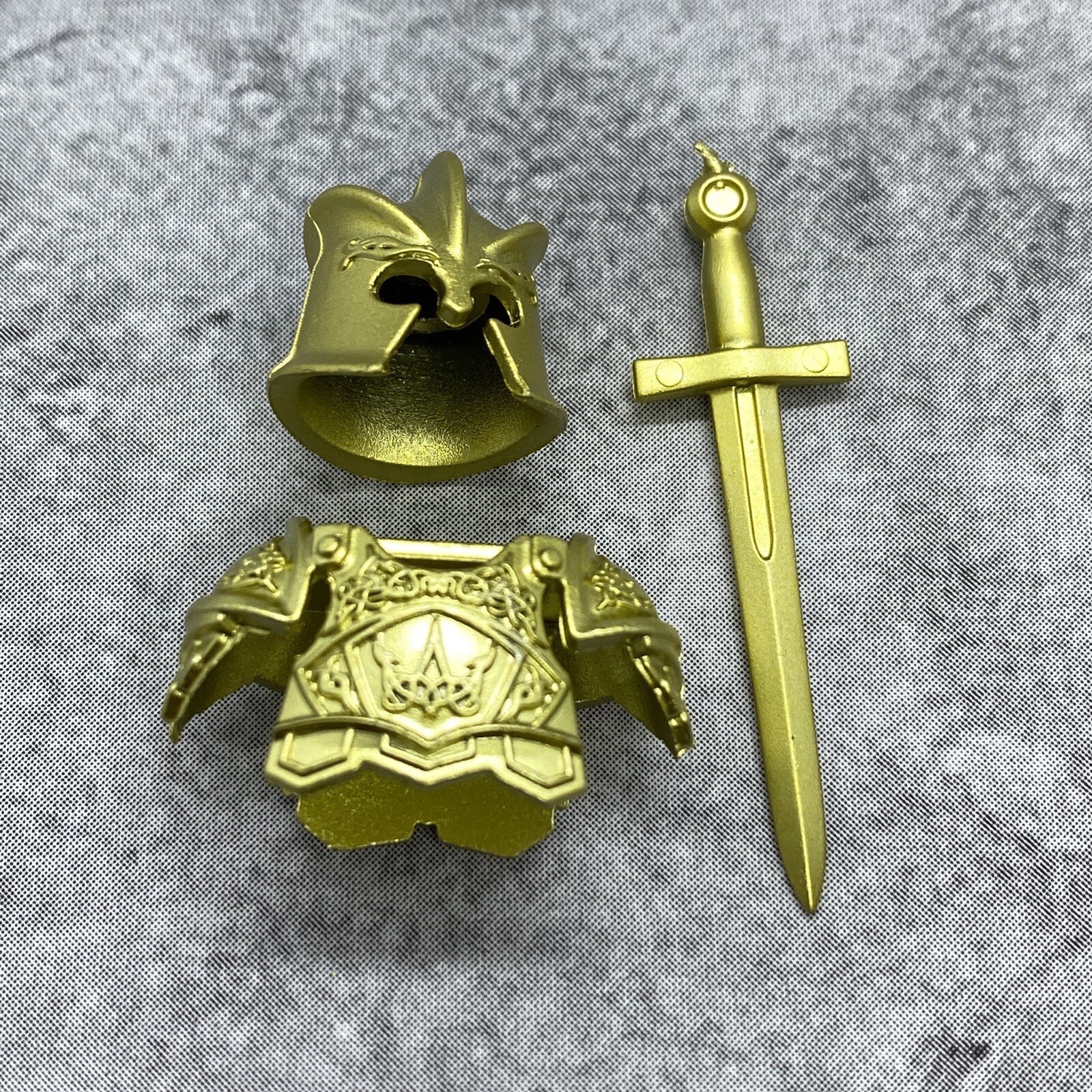 5pack Elf Knight Armor Set Golden Blocks Accessories for Minifigures LOTR CA6949