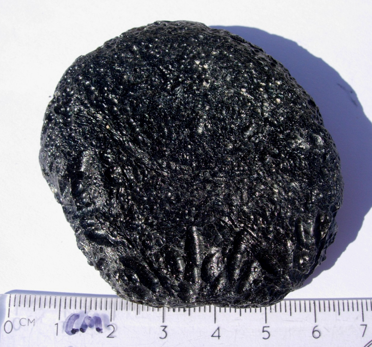 69 grams Thailand TEKTITE from meteorite Impact 700,000 years ago with C.O.A.