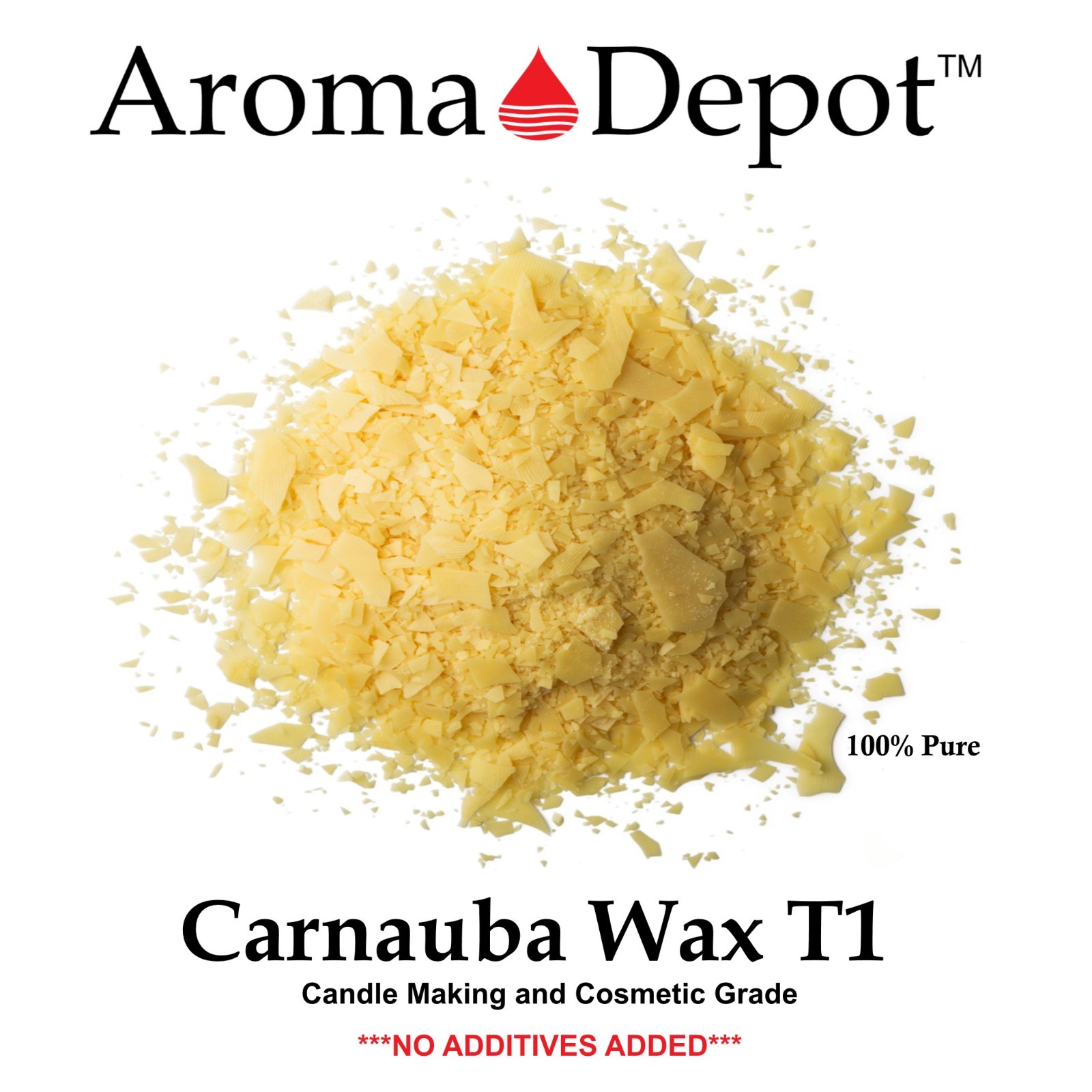 Carnauba Wax Flakes T1 100% Pure Natural Organic Multipurpose 1 oz. to 15 Lbs