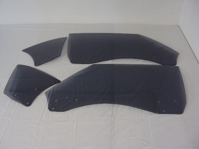 1968 1969 Camaro Firebird Hardtop Side Glass Set Door Quarter Custom Smoke Grey