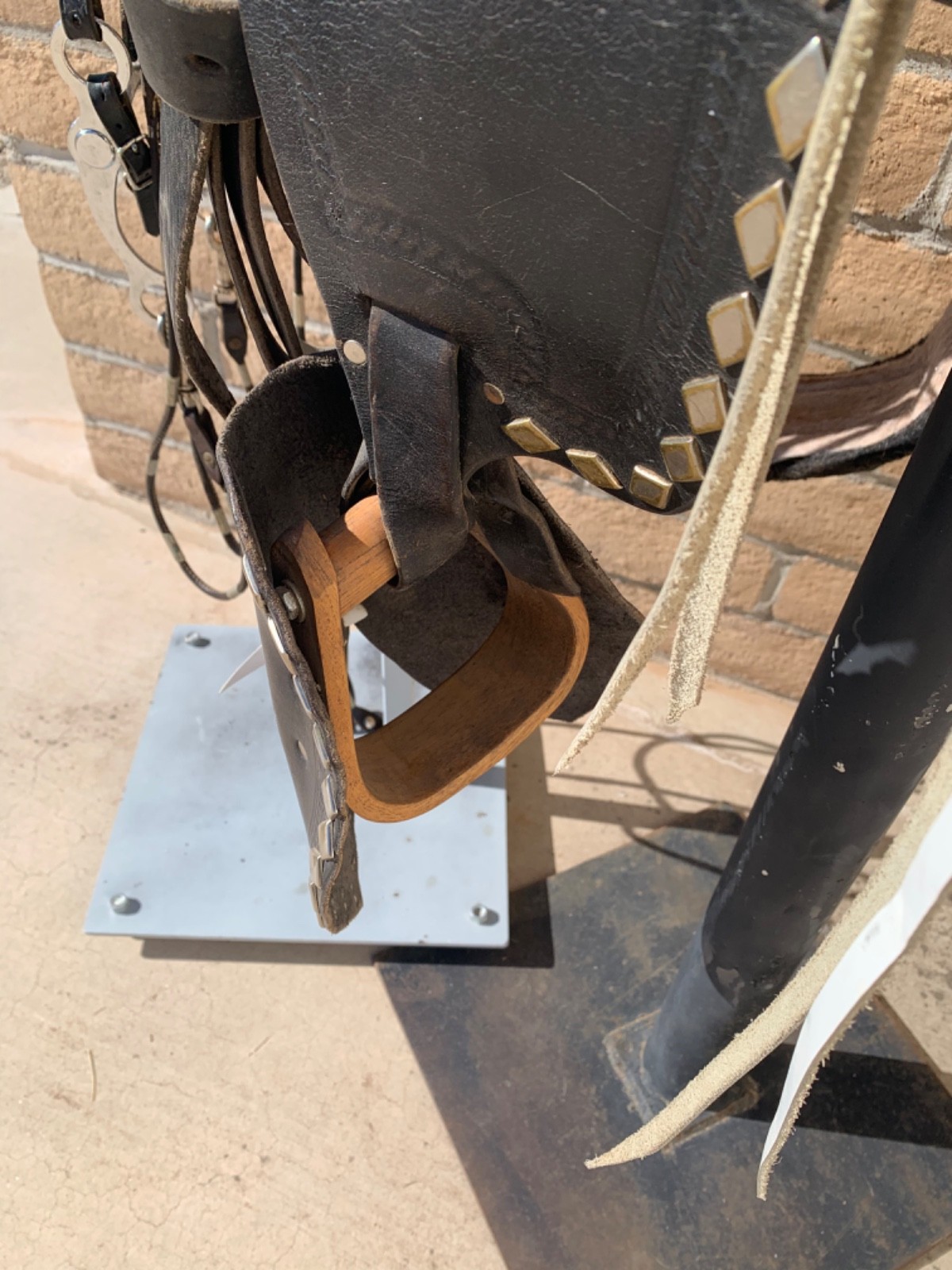 Vintage Western Pony Saddle 12" w/Taps Poco Bueno Bridle Reins Tack Lot