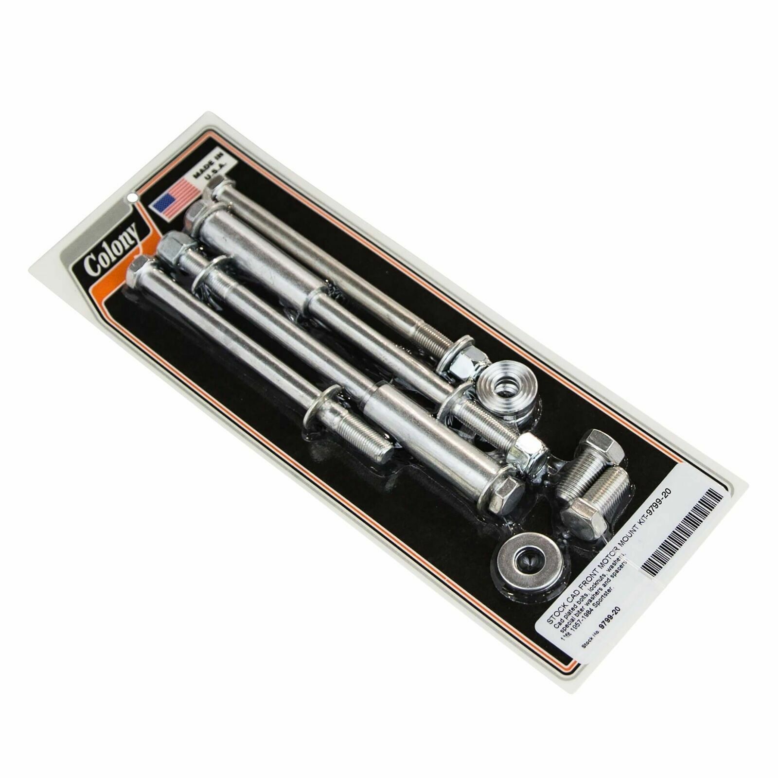 FRONT MOTOR MOUNT KIT (Cad) Harley Sportster Ironhead XL XR 1957-85 . . 9799-20