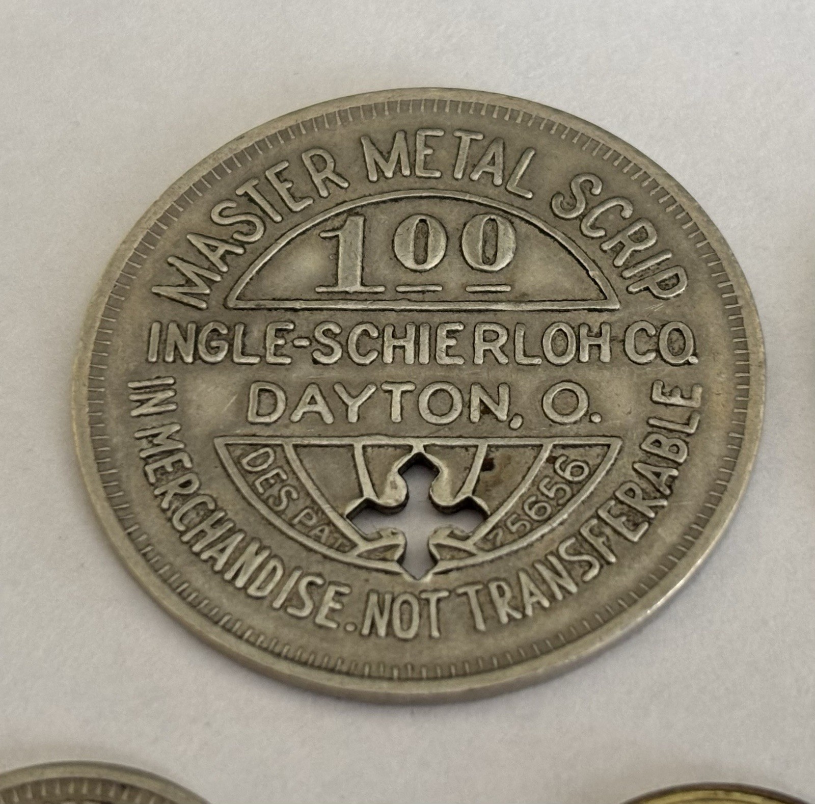 1911 Luke Maryland Devon Clubhouse script Tokens Entire Set coal mine Westvaco