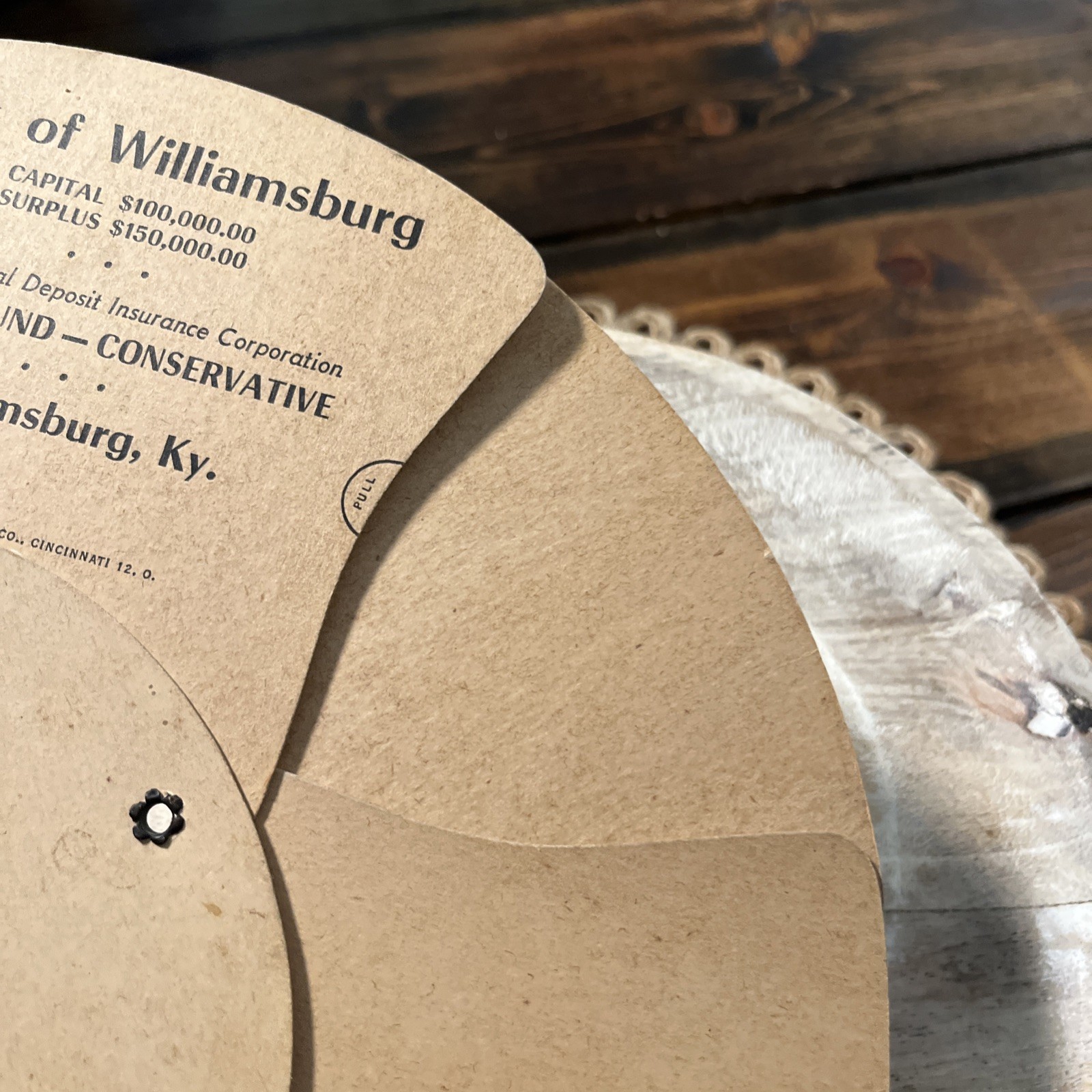 WWII WW2 Patriotic Hand Fan Pledge of Allegiance Advertising Promo Vintage 1940s