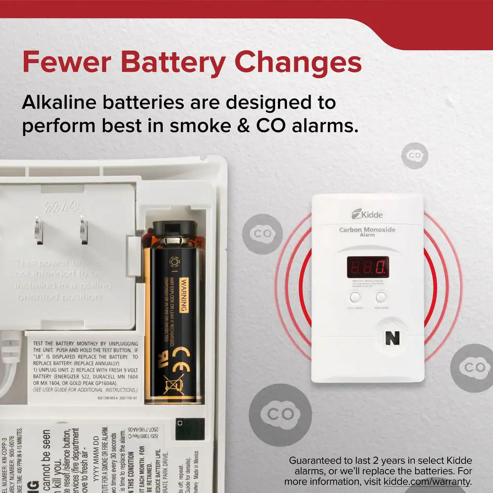 9-Volt Smoke Detector Replacement Batteries