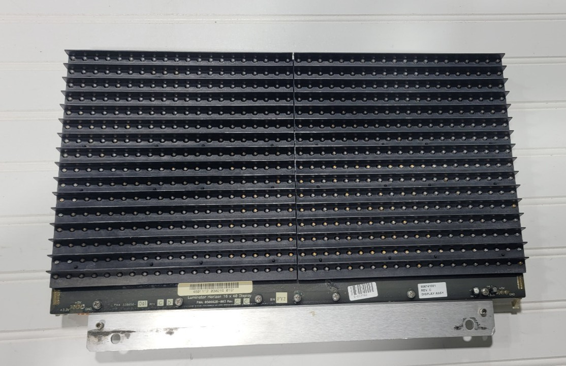 LUMINATOR 16x40 Front HORIZON DISPLAY 506741001 LED TRANSIT BUS SIGN