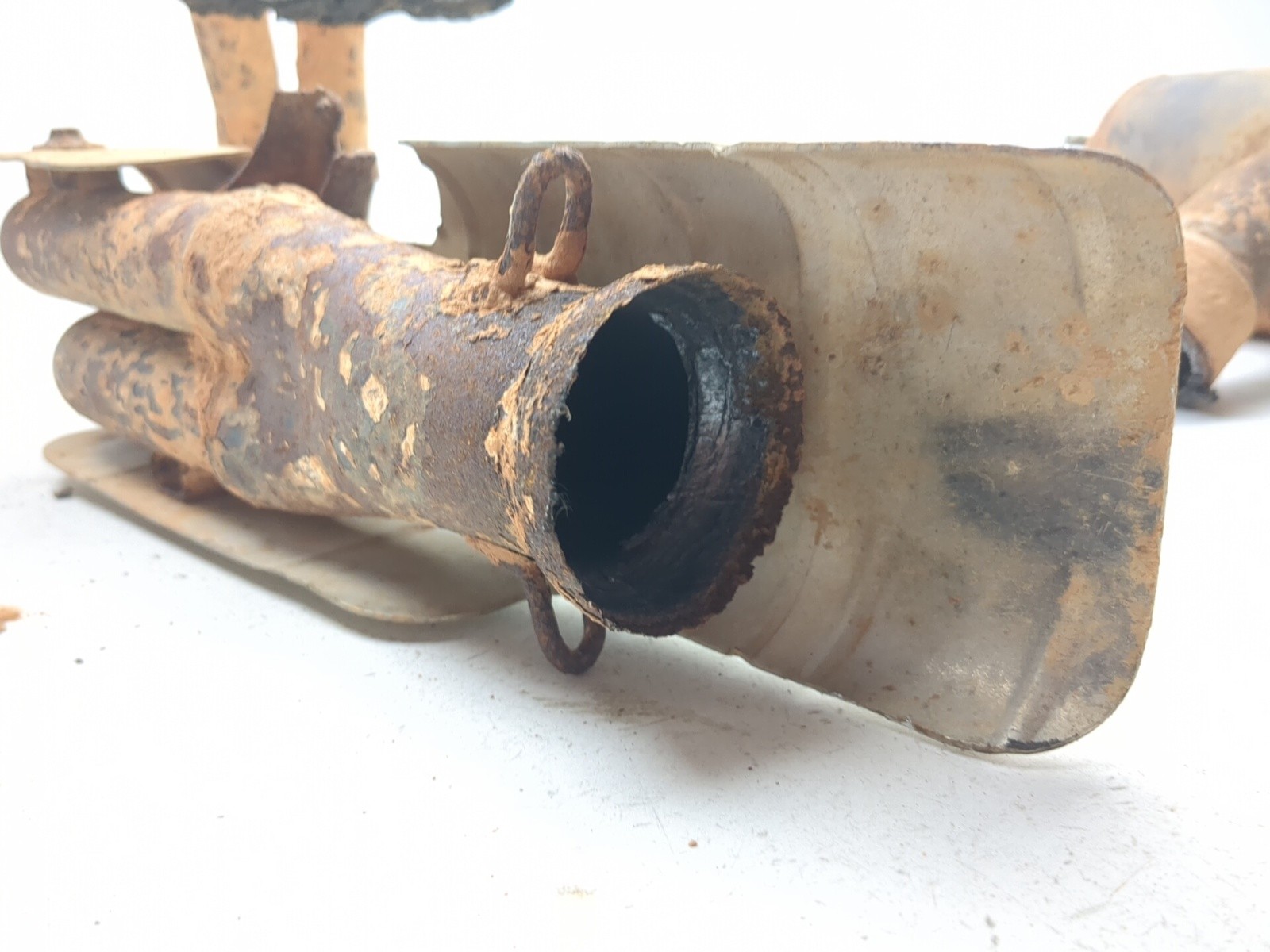 08-14 Polaris RZR S 800 Full Exhaust Header Pipe Muffler Silencer Can