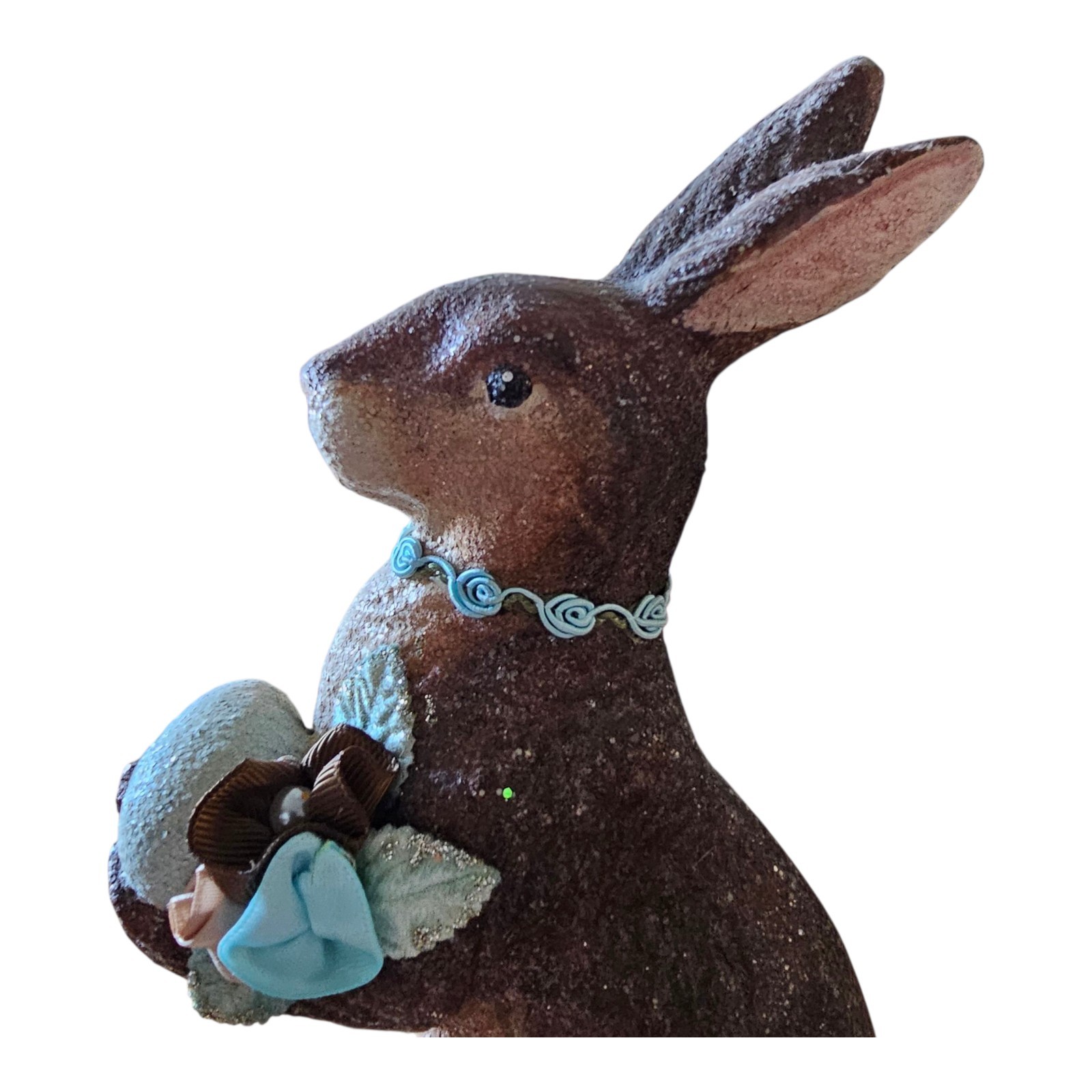 Katherine's Collection Bunny Rabbit Spring Flowers Country Cottage Core 10.25"