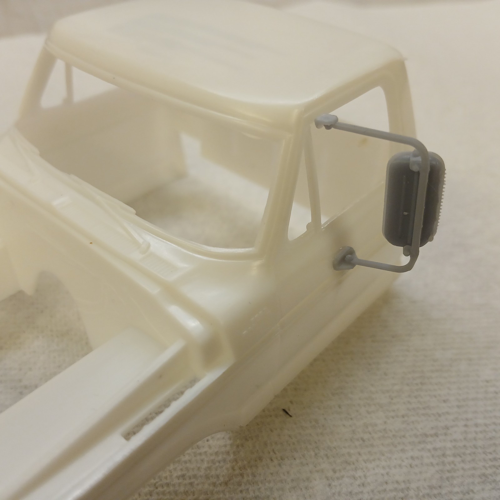 Vintage 1973 - 1979 Ford F-Series West Coast Jr. Side Mirrors Pair 3D Resin 1/25