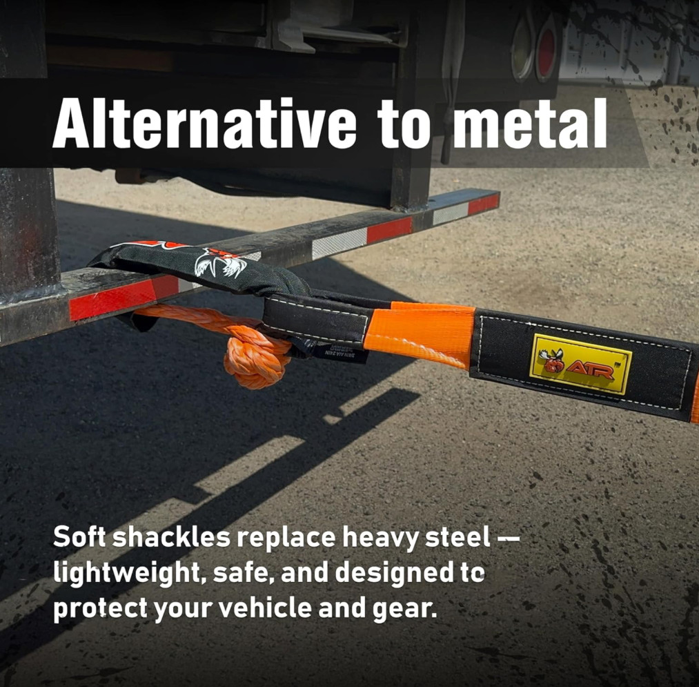 ATR Soft Shackle 3/4 x 24 in 66,200 lbs Heavy Duty Synthetic Rope