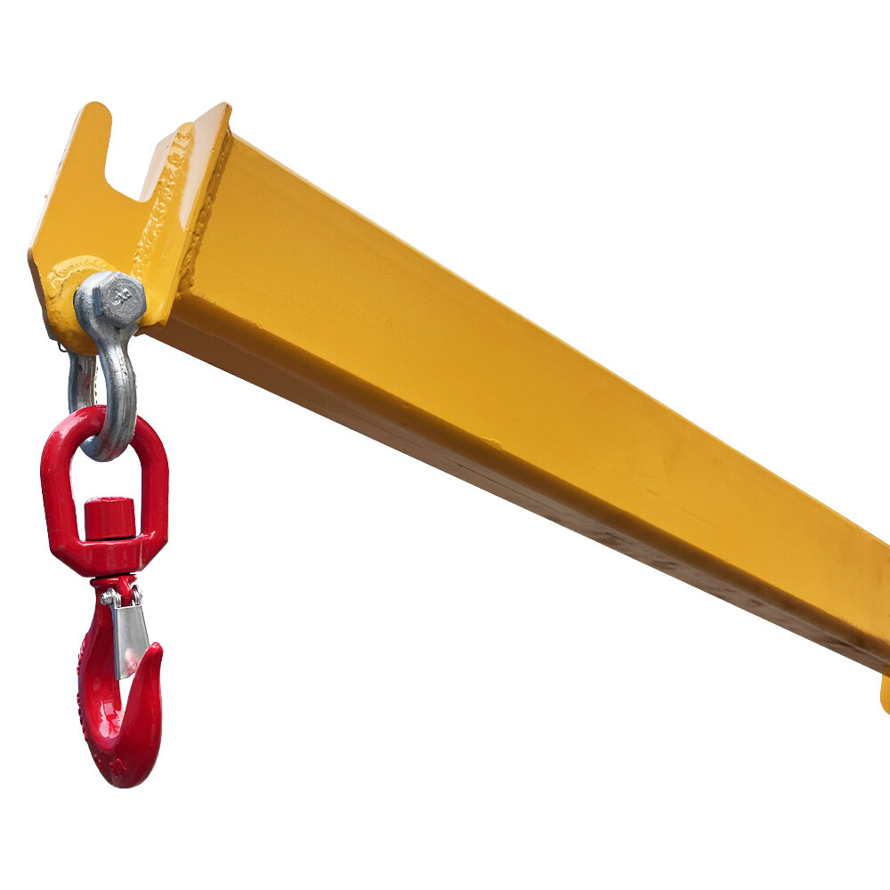 New Forklift Mobile Crane Forklift Crane Attachment 2T Lifting Hoist Jib Boom