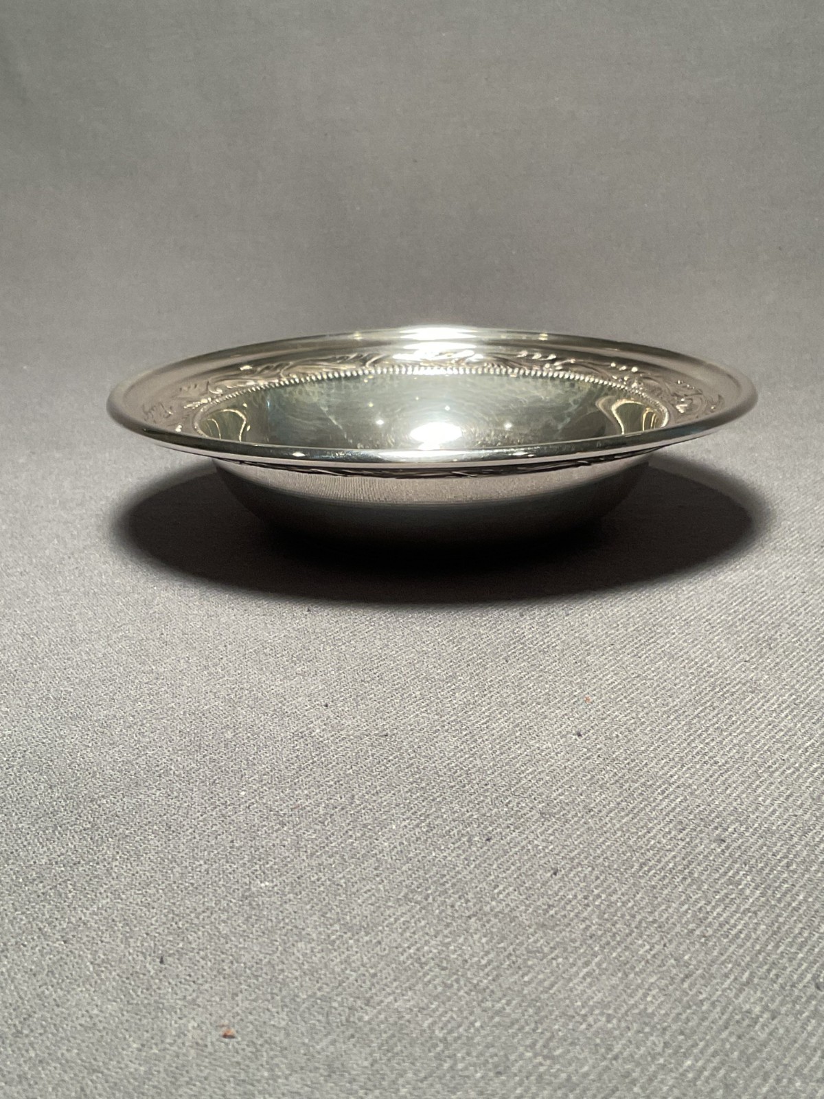 Reed & Barton - Sterling Silver Bowl with Embossed Edge Design