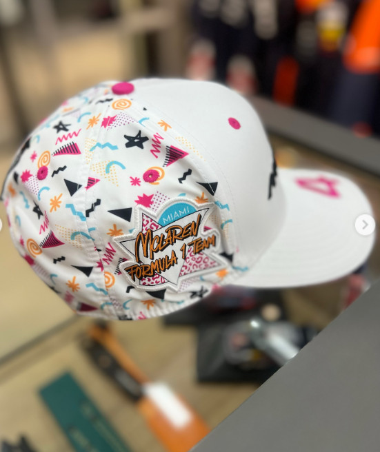 HOT McLaren F1 Lando Norris Miami GP Special Edition White Team Cap - NEW 2026