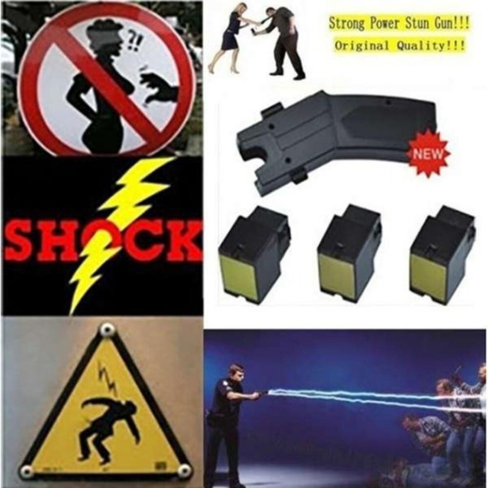 Pepper Spray And Stun Gun Combo W/ Rechargeable Flashlight