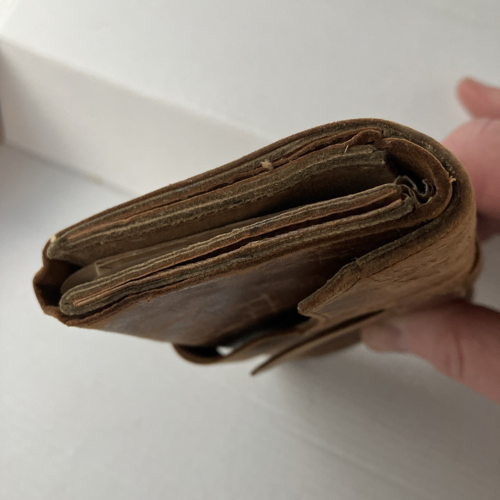 1800's Civil War Era Wallet / DOCUMENT HOLDER W/papers Dated 1833 Antique