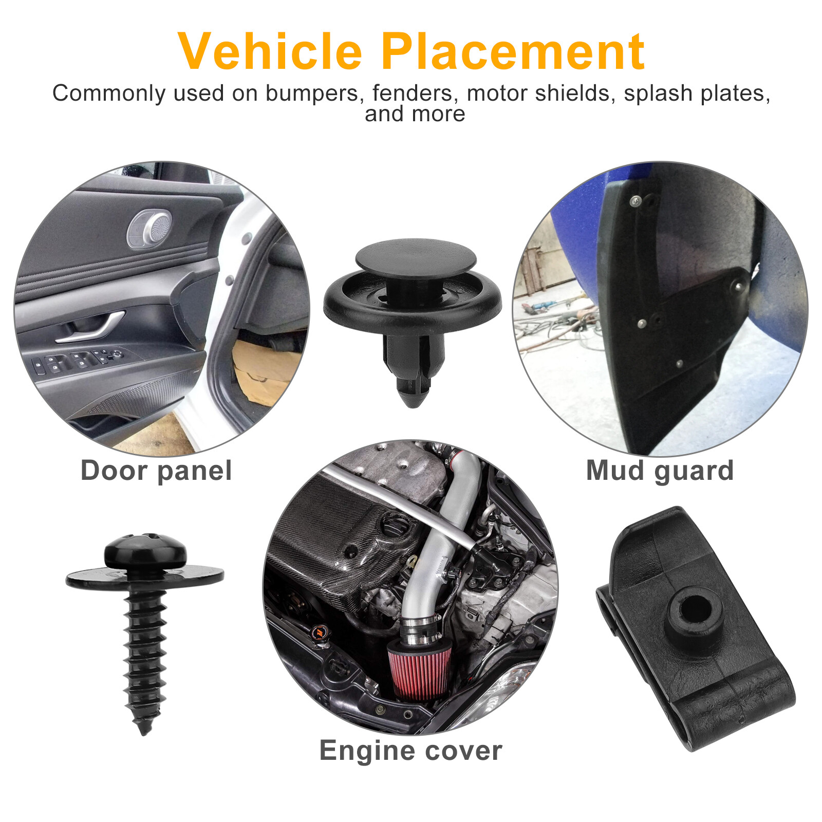 Engine Splash Shield Fender Bumper Screws Clips Rivet Fastener For Toyota Lexus