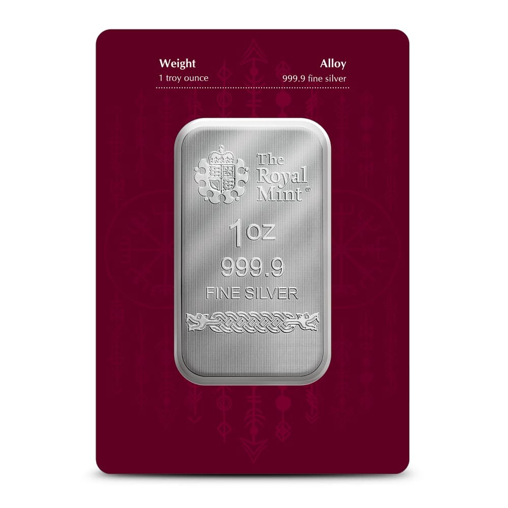 1 oz The Royal Mint Norse Gods Loki Silver Bar (New)