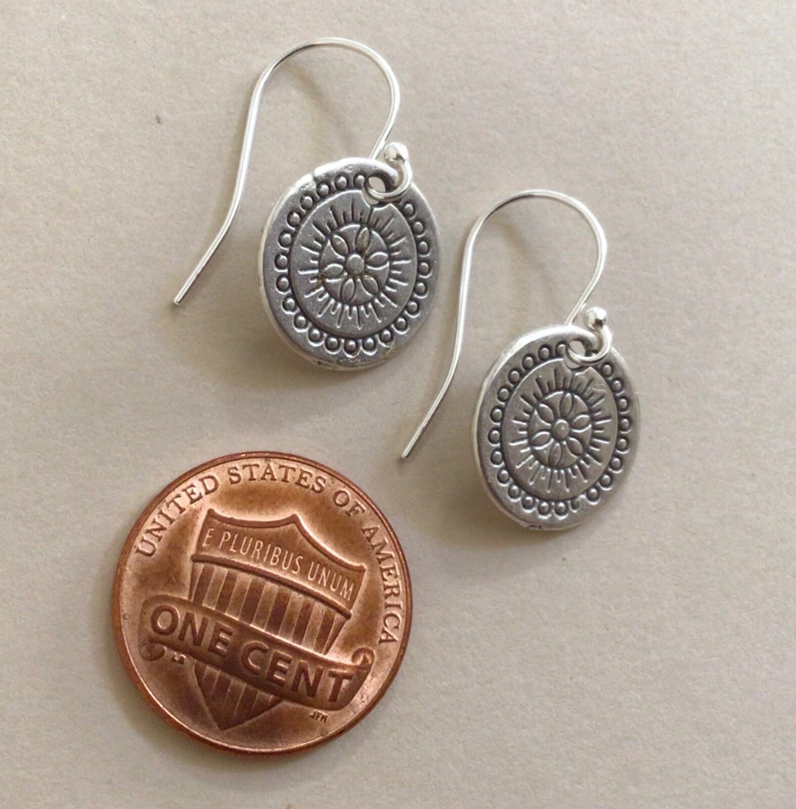 New Sterling Silver Handcrafted Sundance Charm Artisan Jewelry Earrings