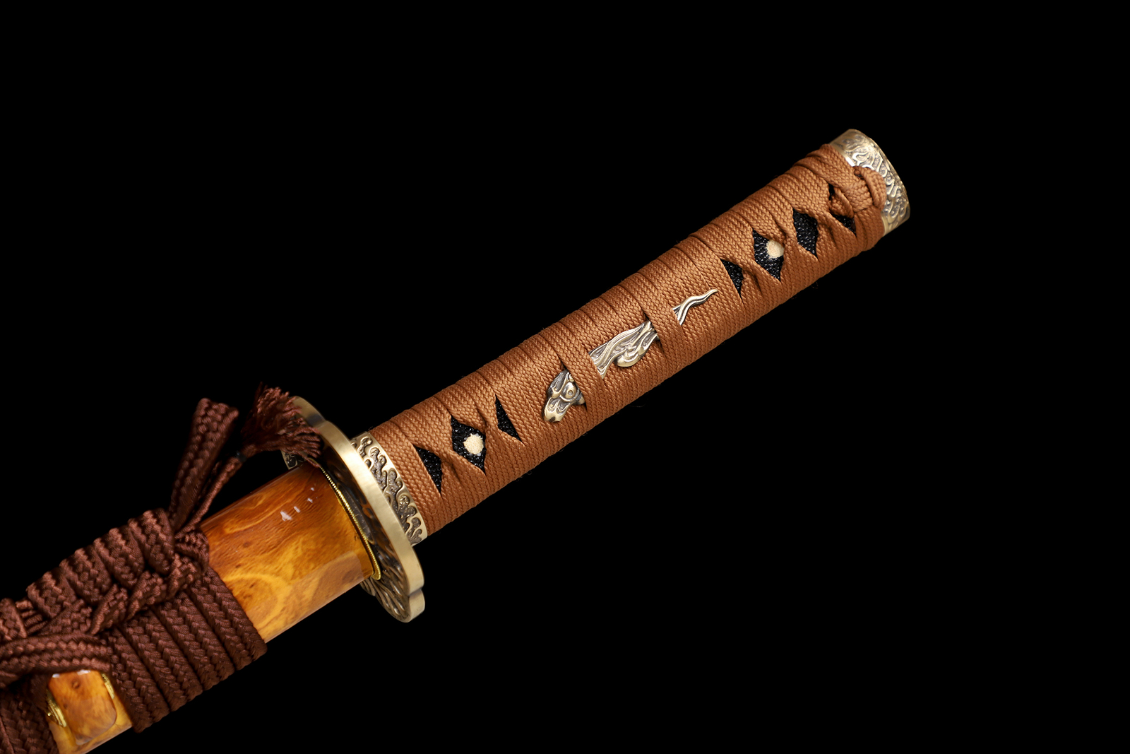 Japanese Samurai Katana Wakizashi Sword Clay Tempered L6 Steel Real Hamon