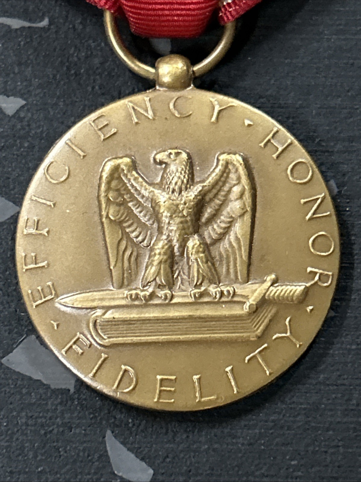 VTG U.S. Military WWII Medals & Pin Bars American Campaign Defense Good Conduct