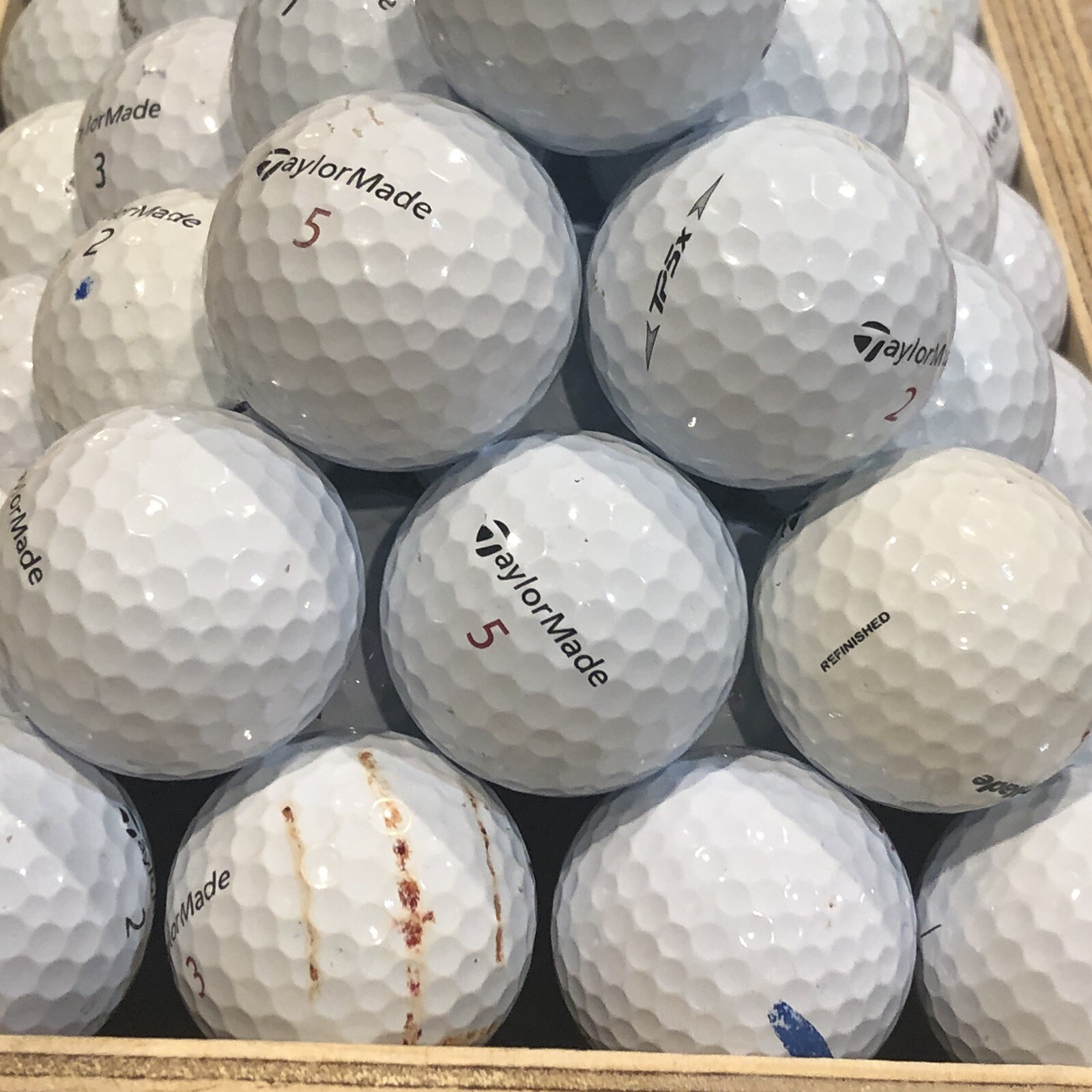 36 TaylorMade TP5 / TP5X AAA Used Golf Balls 3A- FREE SHIPPING