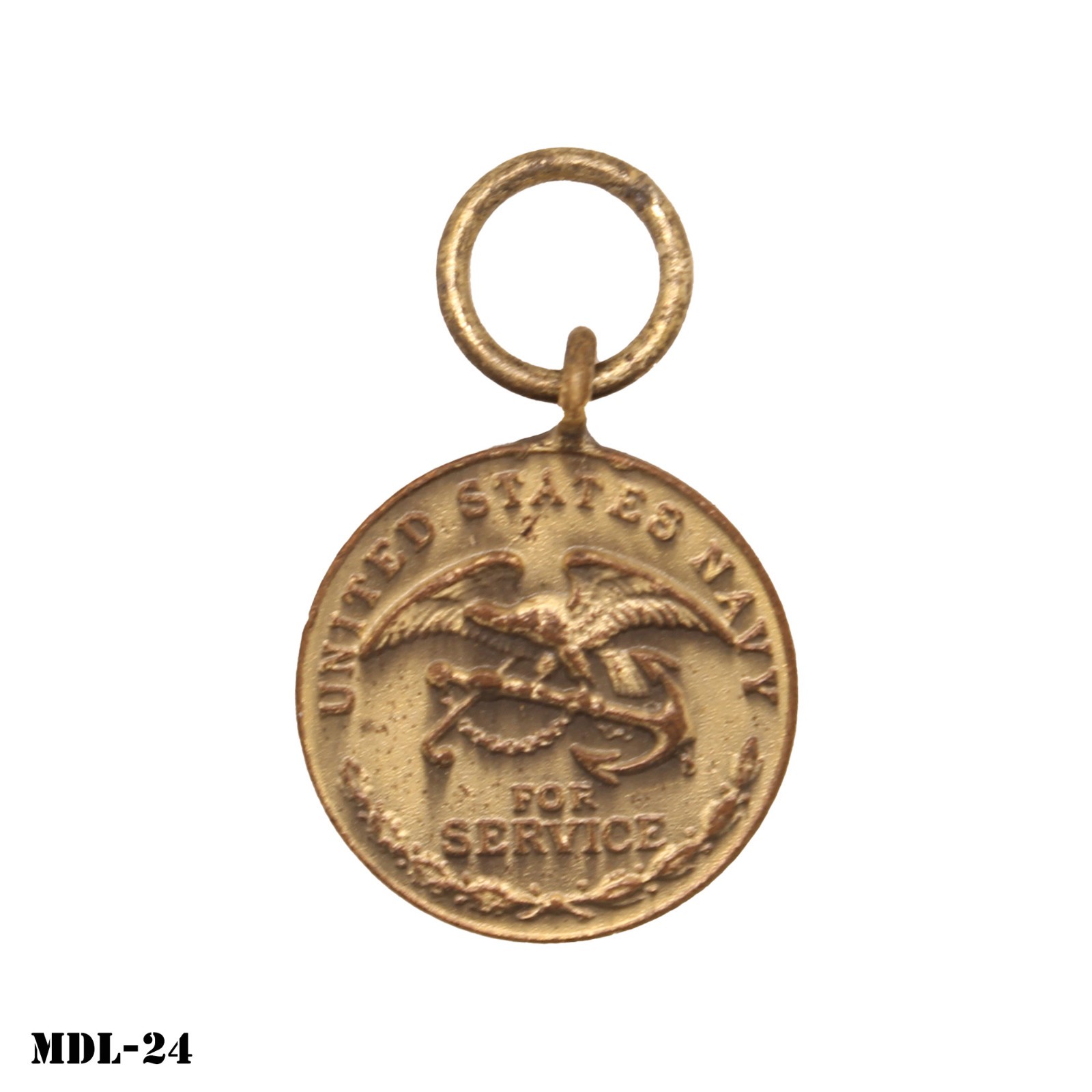 Miniature Medal US Navy Philippine Campaign ~ Orignial Medal Only, No Ribbon NOS