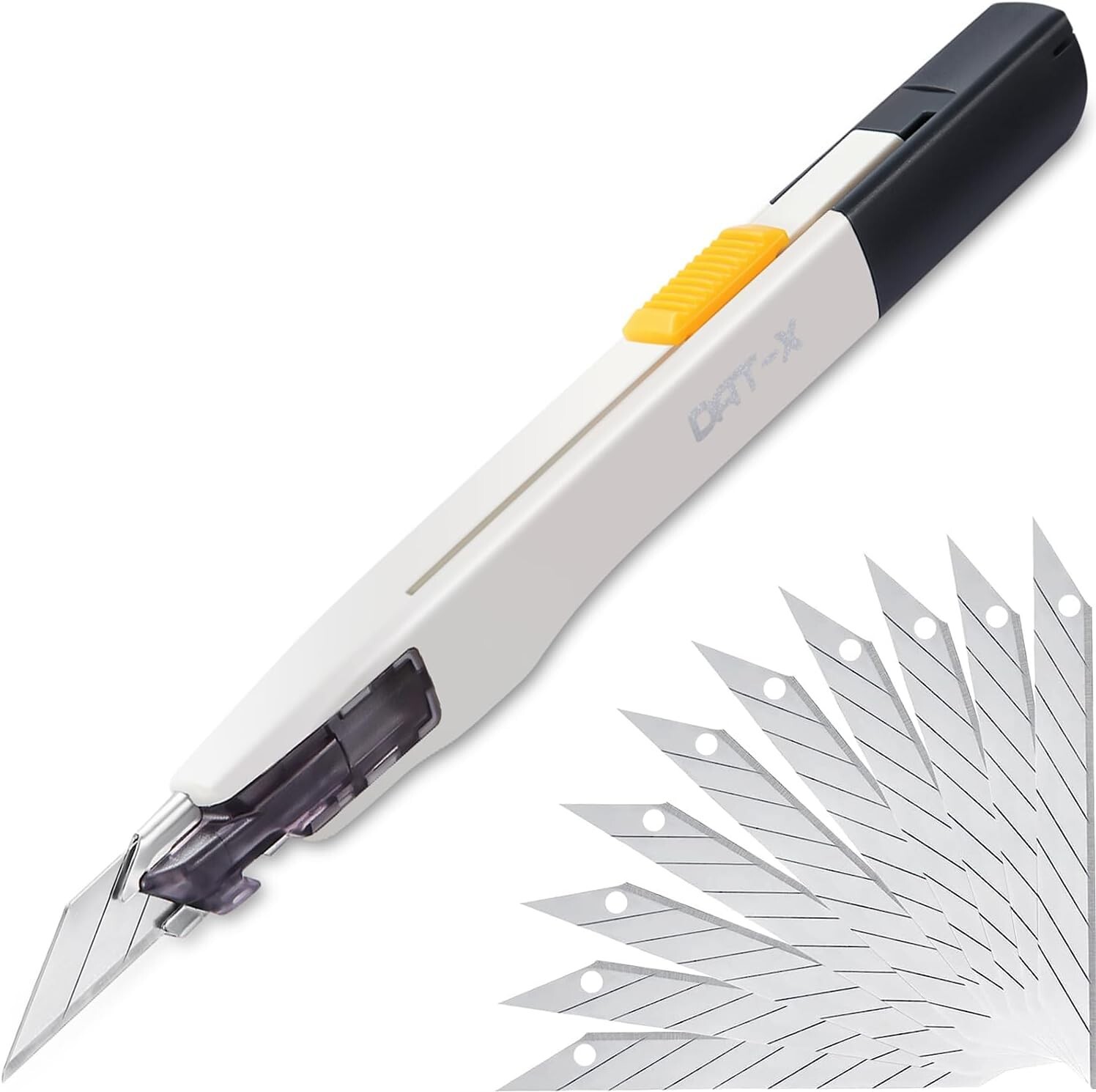 Utility Knife, Box Cutter, High Precision Blade for Arts Crafts Hobby +10 Blades