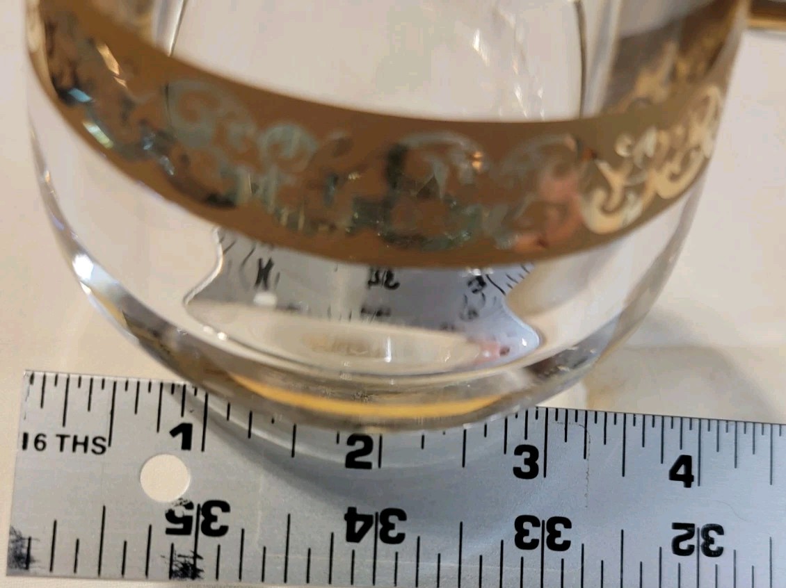 Vintage Gold Trimmed Glass NOBILITY Soap Dish, Tray, & Toothbrush Holder