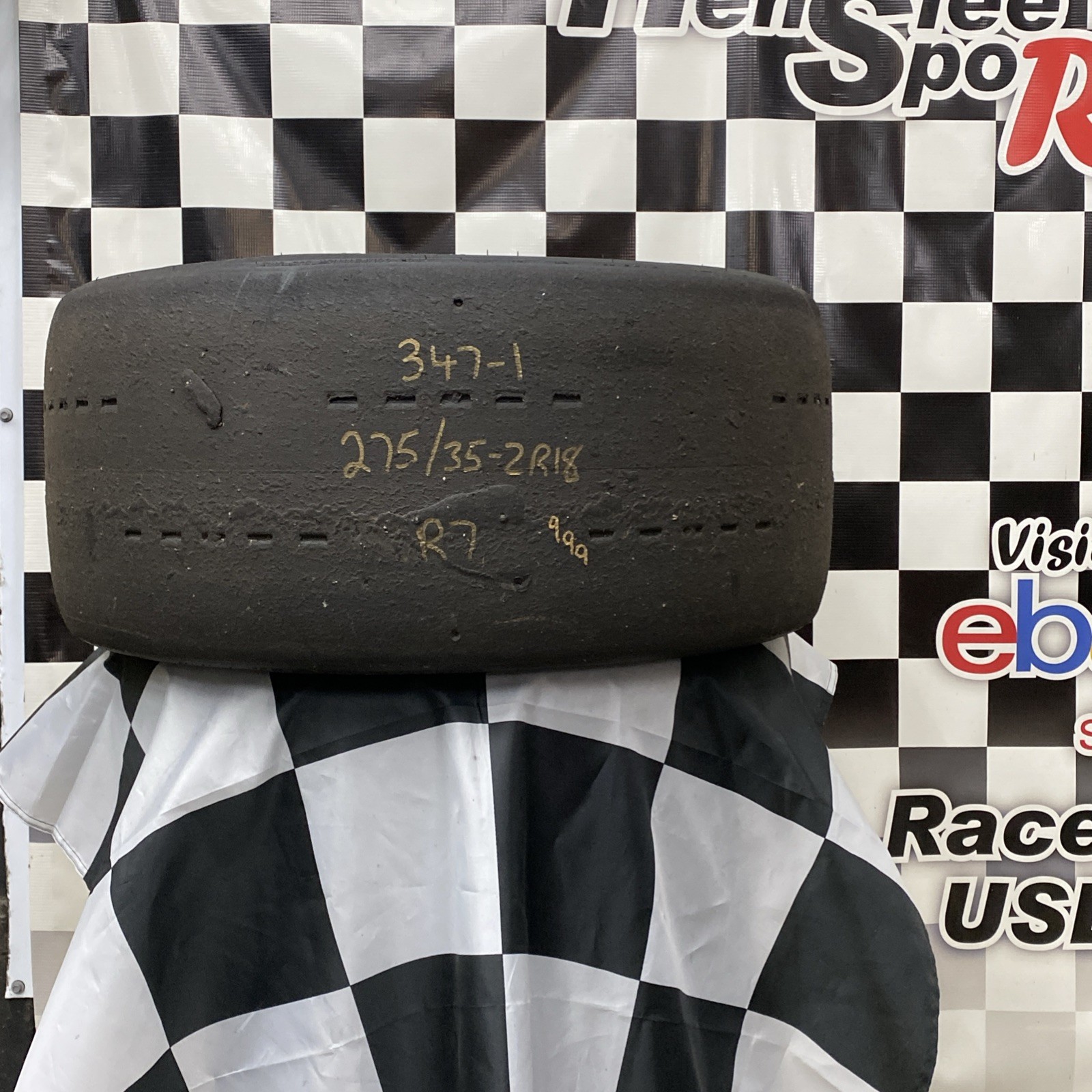 347-1 USDRRT HOOSIER DOT Road Race Tire 275/35 ZR18 R7