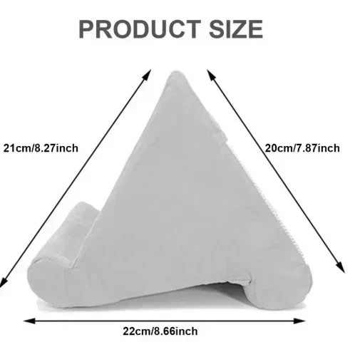 Multi-Angle Pillow for iPad Phone Tablet Read Holder Stand Foam Lap Rest Cushion