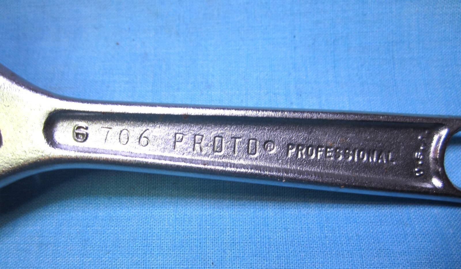 PROTO Professional 706 6" ADJUSTABLE WRENCH 150mm USA Crescent Wrench - Used