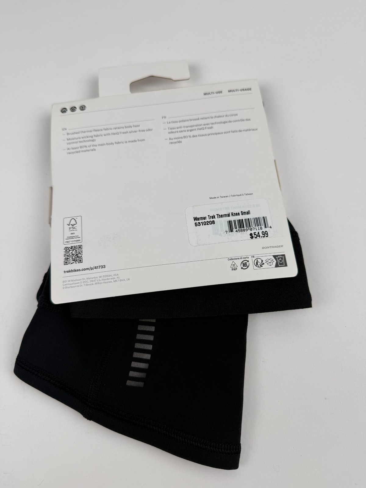 Trek Thermal Knee Warmer SIZE Small Black