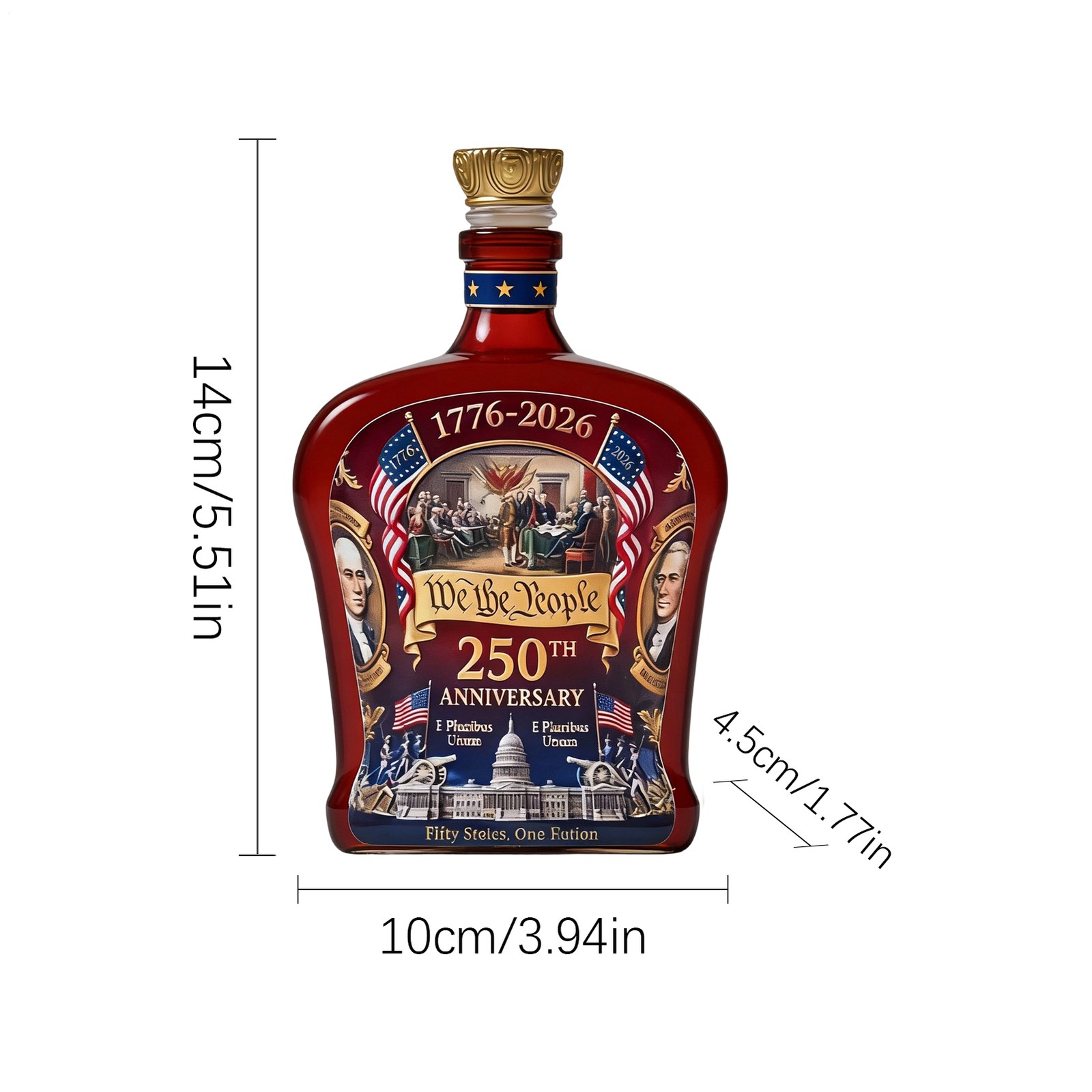 Whiskey Bottle America Us 250Th Anniversary We The People 2026 Whiskey Bottle