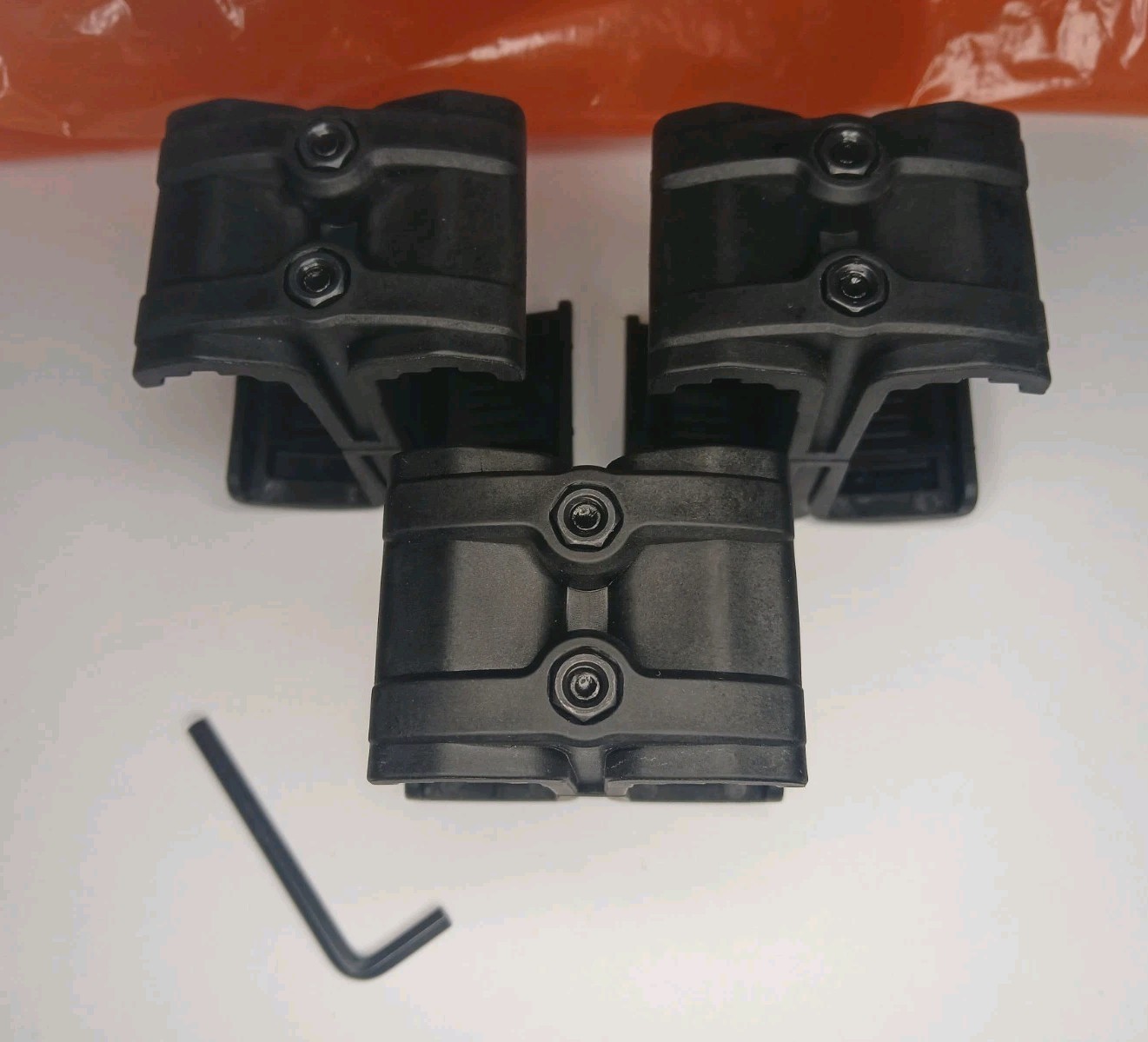 3-Pack Mag Coupler Link - Matte Black Deburred - Snag-Free for 5.56 / .223