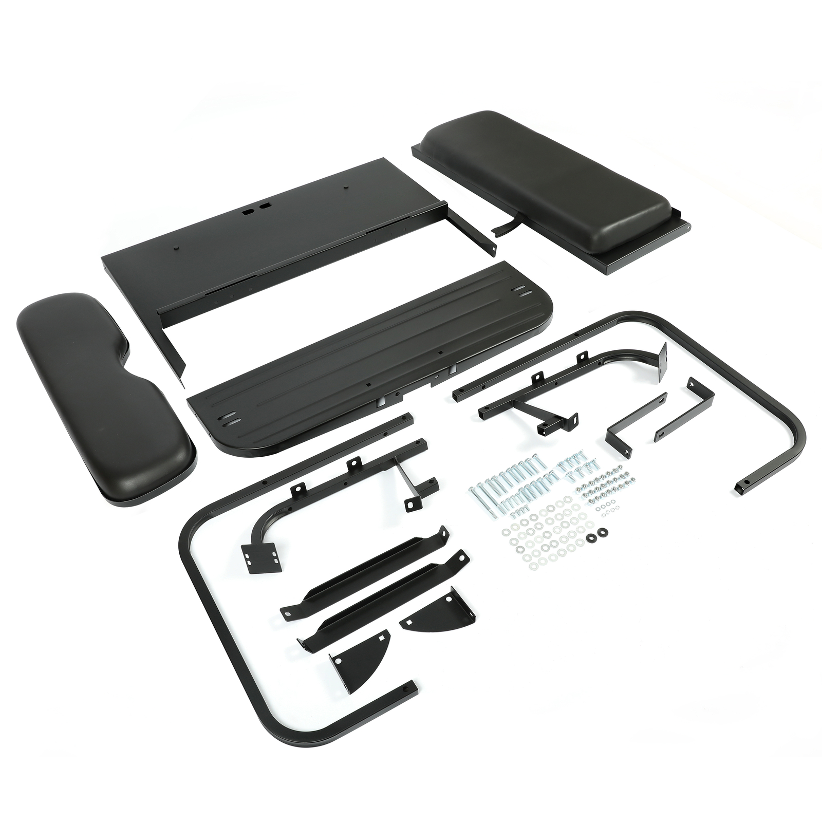 For 07-16 Yamaha Drive G29 Golf Cart Flip Folding Rear Back Seat Kit