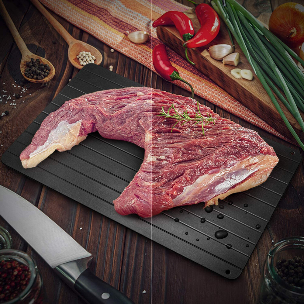 Fast Defrosting Tray Rapid Thawing Board Safe Defrost Meat Frozen Food Plate US