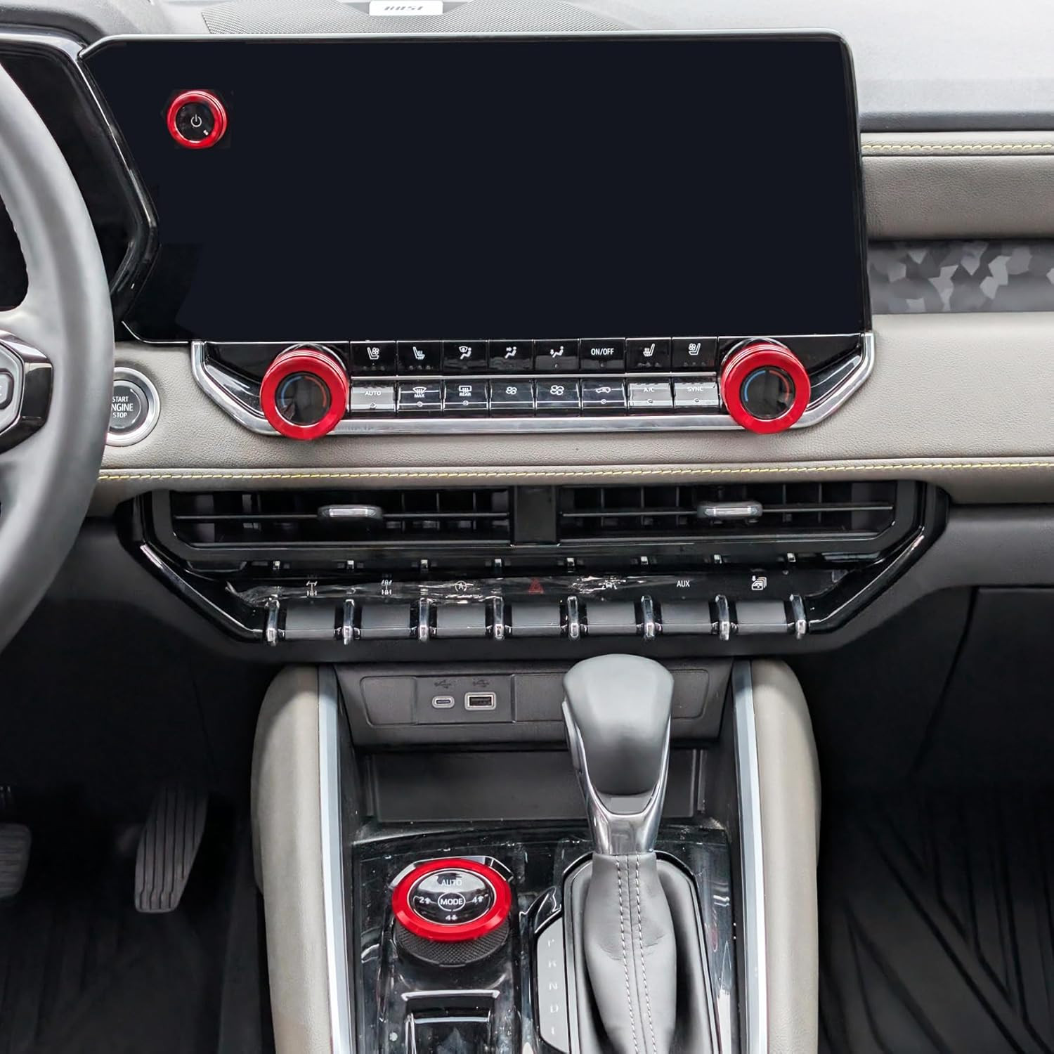 For Chevy Colorado 2024 2025 2026 4WD/2WD Interior Accessories Control Audio Swi