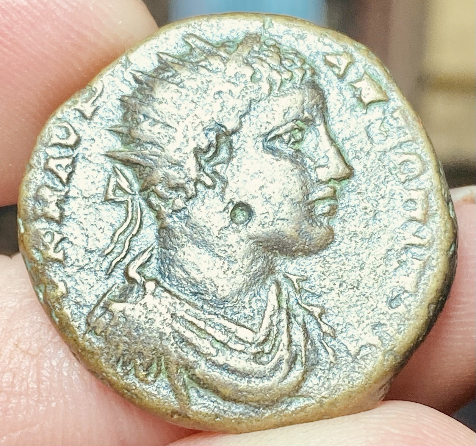 Elagabalus AE Provincial Nicopolis ad Istrum AD 218-222, NEMESIS, EXTREMELY RARE