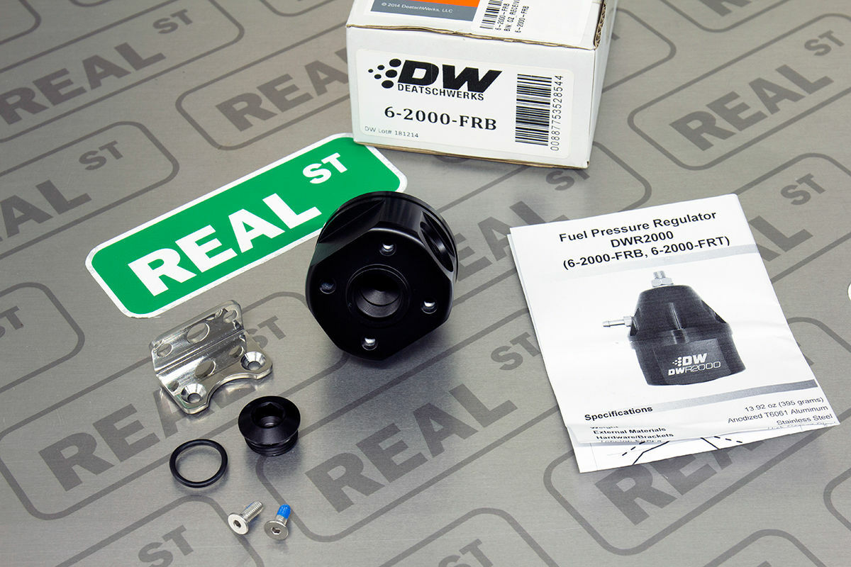DeatschWerks DWR2000 Adjustable Fuel Pressure Regulator 10AN Inlets / 8AN Outlet