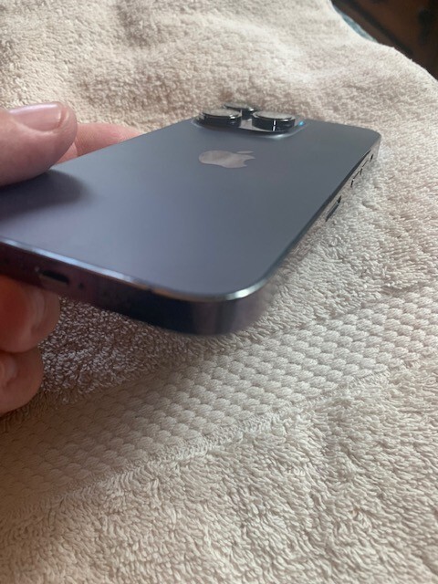 OEM Genuine Apple iPhone 14 Pro rear back glass Housing chassis purple ( C )