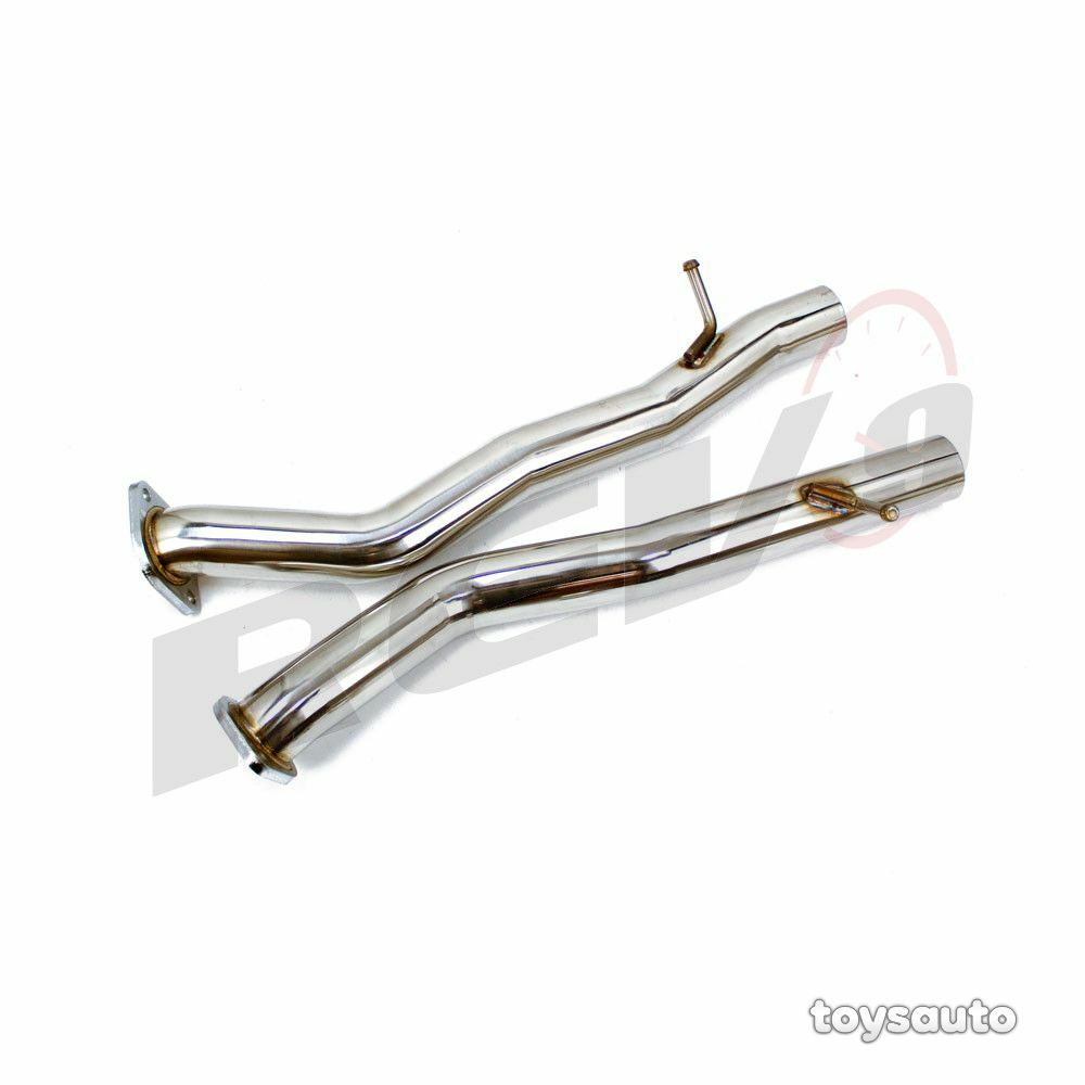 Rev9 Stainless Catback Y Pipe Exhaust *No muffler* for 3.0T Q60 17-22, Q50 16-23