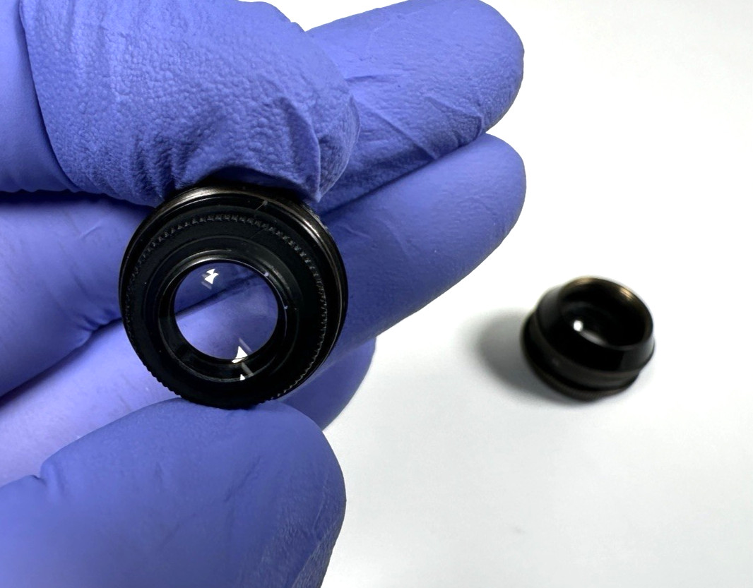 Antique Bausch & Lomb Zeiss 48mm Micro-Tessar Objective RMS Iris Diaphragm