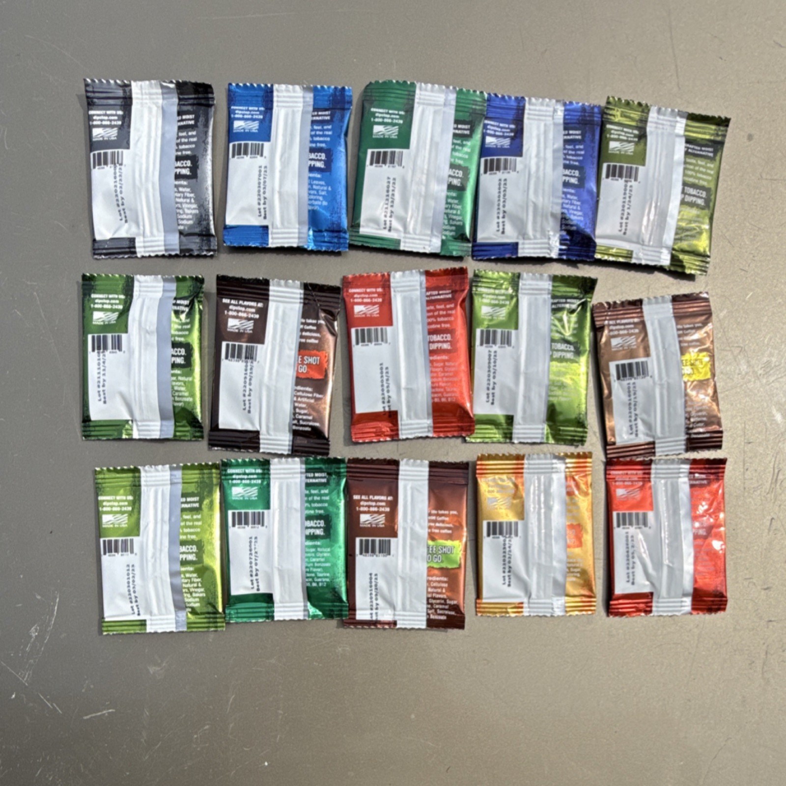 Baccoff 15 Pouch Lot