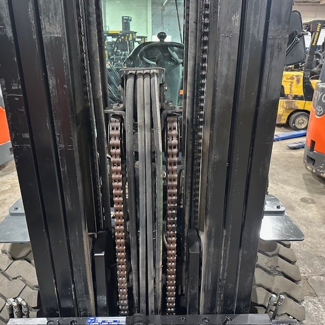 2020 Toyota 8FD40U 9000lb Diesel Used Forklift Triple Mast Sideshift 7860 Hours