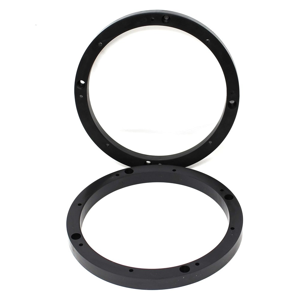 2 Pairs 6.5" Plastic 1/2" Speaker Spacer Rings Subwoofer Custom Mounting Adapter