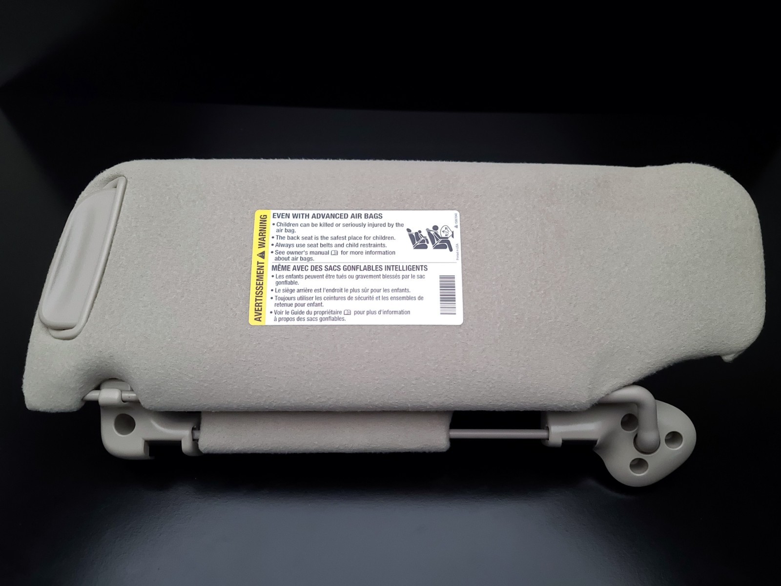 2000-06 TAHOE ESCALADE AVALANCHE YUKON SUBURBAN DUAL Sun Visor Pair Set OEM