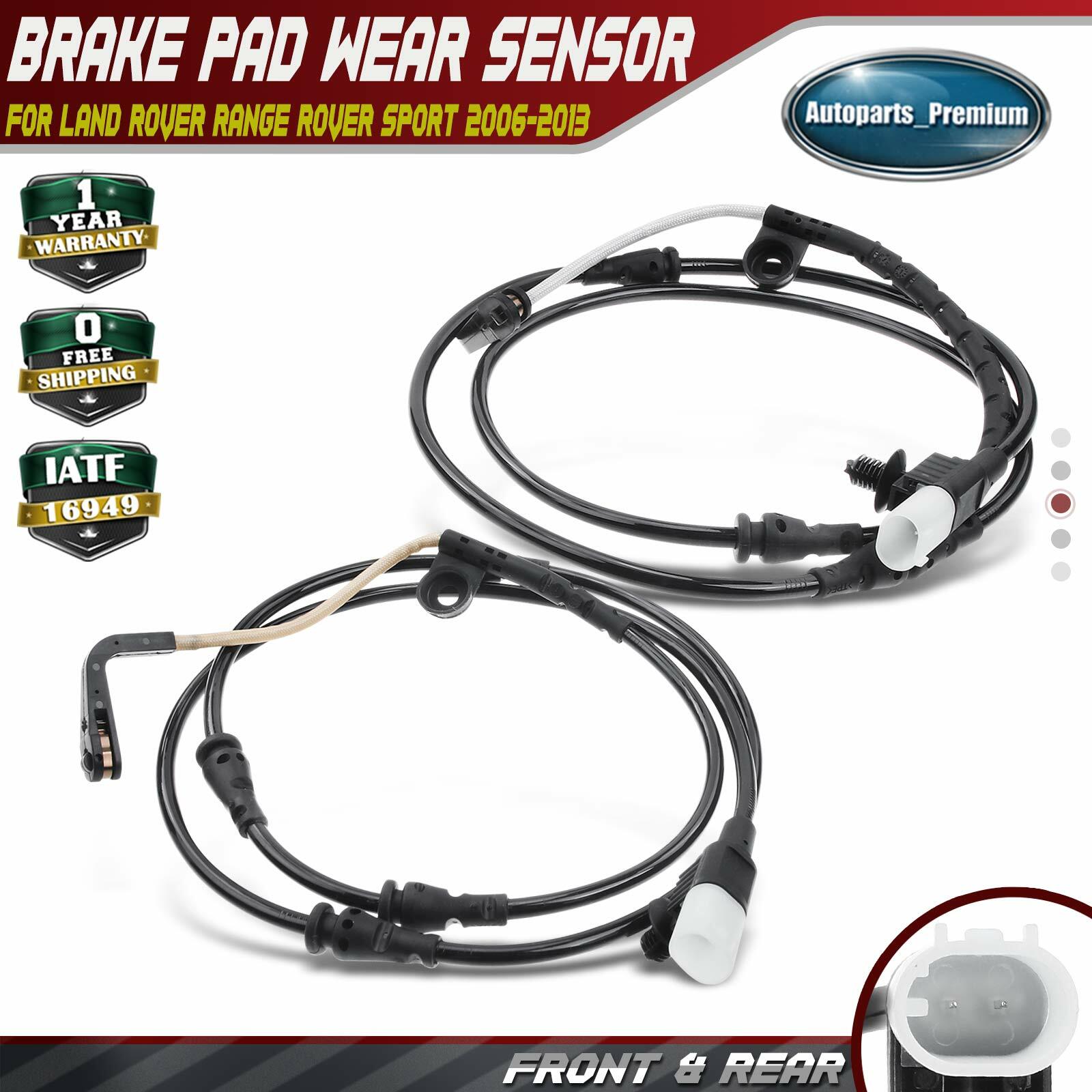 2Pcs Front & Rear Disc Brake Pad Wear Sensor for Land Rover Range Rover Sport