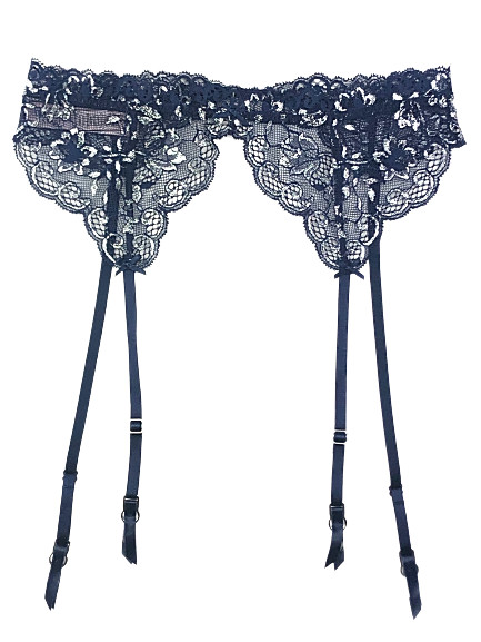 $45 VICTORIAS SECRET DREAM ANGELS FLORAL LACE ALLURE SHINE GARTER BELT XS/S M/L