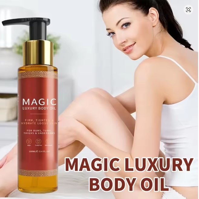 Besque Magic Luxury Body Oil 3.4 oz Firms Tighten & Hydrate Loose Skin Pump