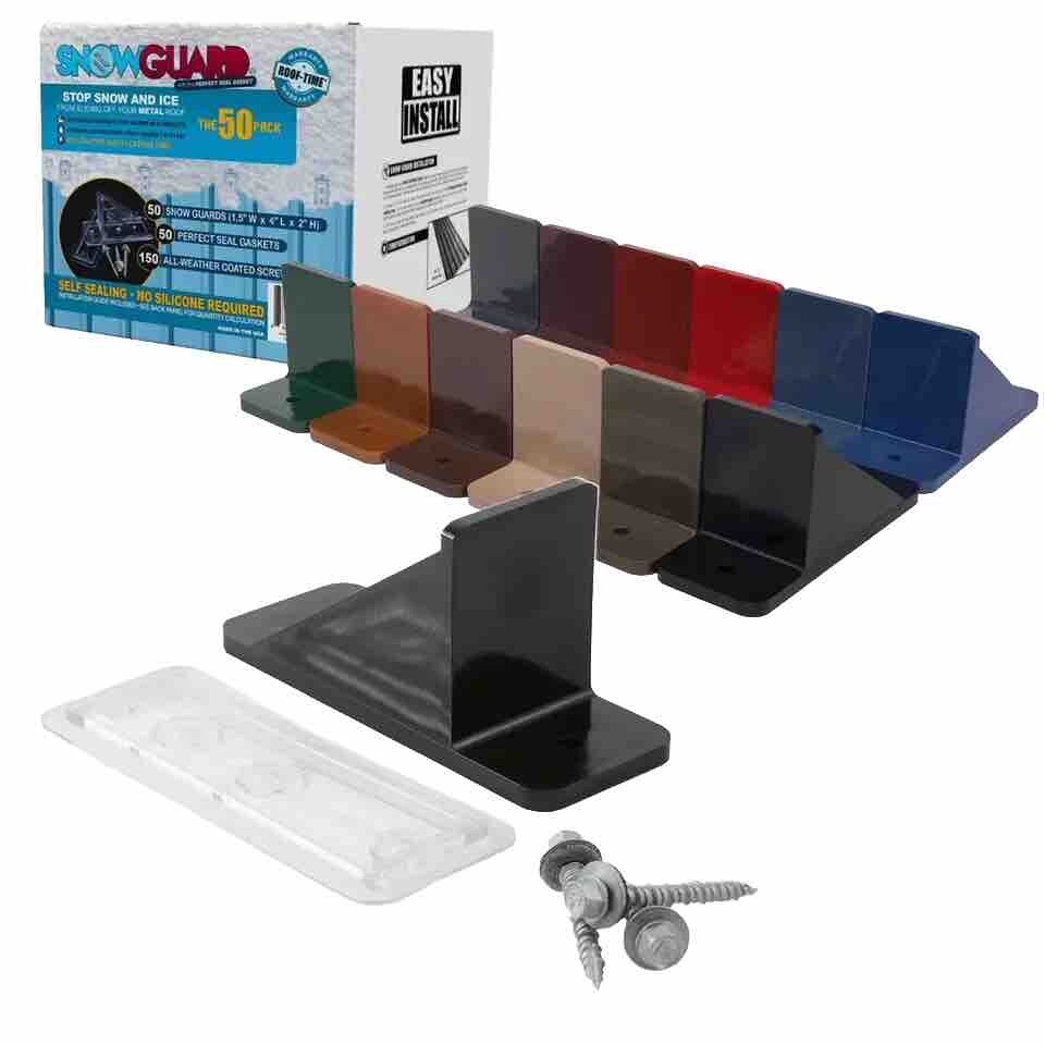 50 PACK COLOR MINI SNOW GUARD™ STOPS PATENTED PERFECT SEAL GASKET NO SILICONE